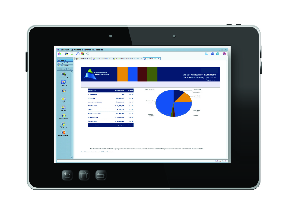 screenshot of Broadridge Investment Accounting